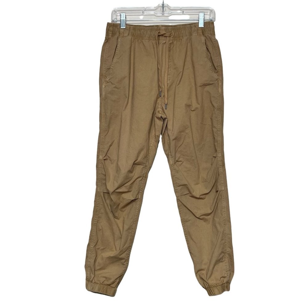 Joggers American Eagle Next Level Flex Khaki/Tan Elastic Waist Cuffs Small